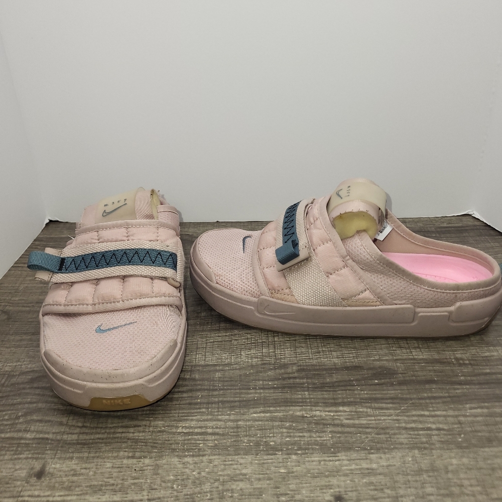 Nike Offline Stone Mauve Mens Size 7.5 Casual Slip On Mule Sandals CJ0693-200